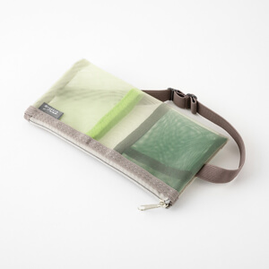 Midori Book Band Pen Case Mesh